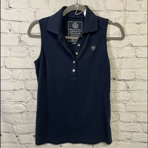 Ariat sleeveless collared shirt